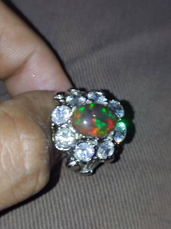 black opal real stone 1