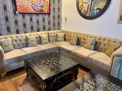 Few months used 7,seater Lshape corner,sofa set excellent condition