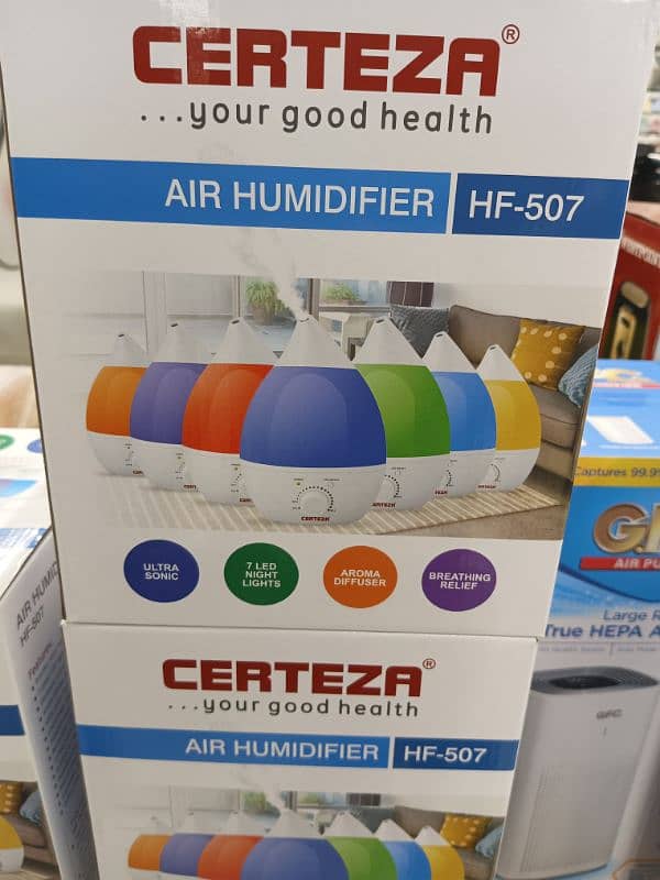 HF 507 - CERTEZA Ultrasonic Air Humidifier - Humidifier for Room col 7