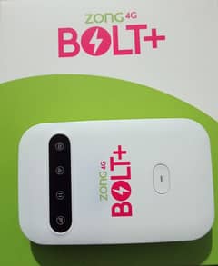 zong 4g bolt + 12 month warranty 6 month package urgent sale