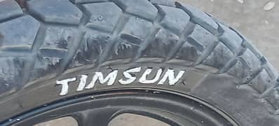 tyre timsun 90.90. 18  3 month use bilkul new jaisa. . bike ma fited ha.