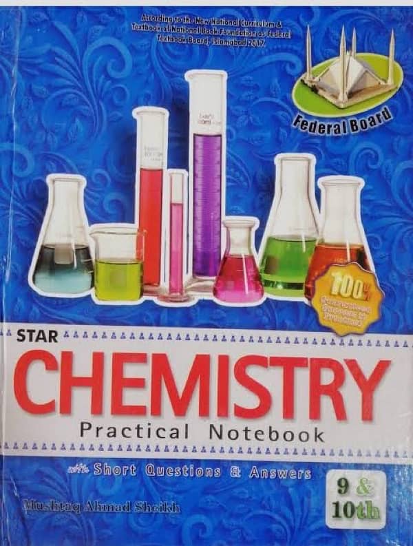 fbise class 9,10,11 and 12 chemistry practical notebooks 1