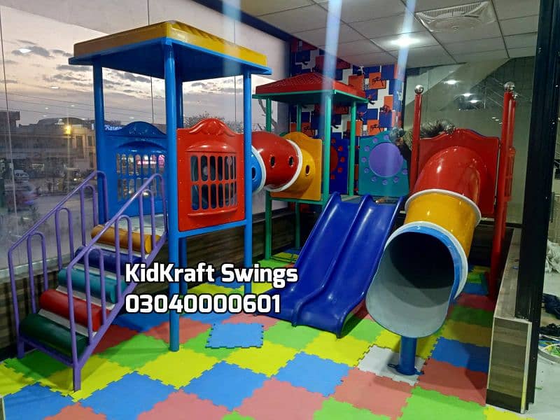 kids Slide/Swings/Kids rides/jhula/Spring rider/jungle gym/gazebo/bar 3