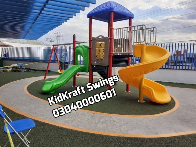 kids Slide/Swings/Kids rides/jhula/Spring rider/jungle gym/gazebo/bar 10