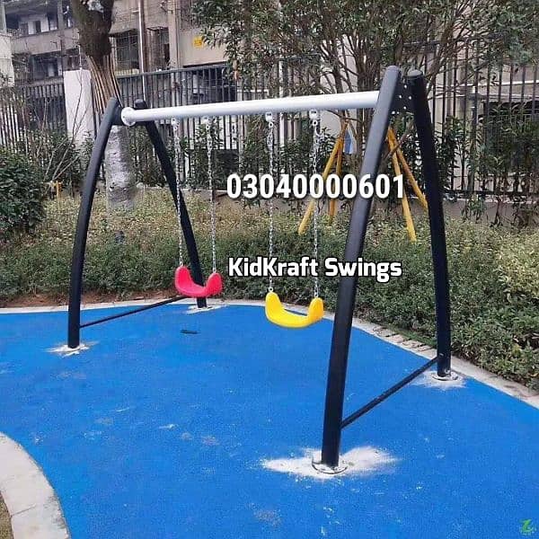 kids Slide/Swings/Kids rides/jhula/Spring rider/jungle gym/gazebo/bar 19