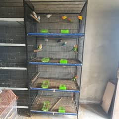 3 Feet wale 2 Cage for Birds 13 Guage Wire