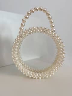 pearl bag hand made