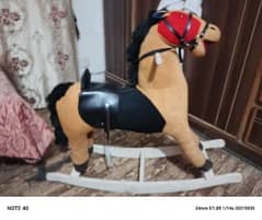 wood horse toys good condition