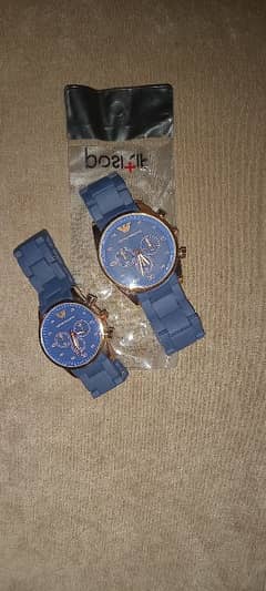 SET OF MALE FEMALE WATCHES