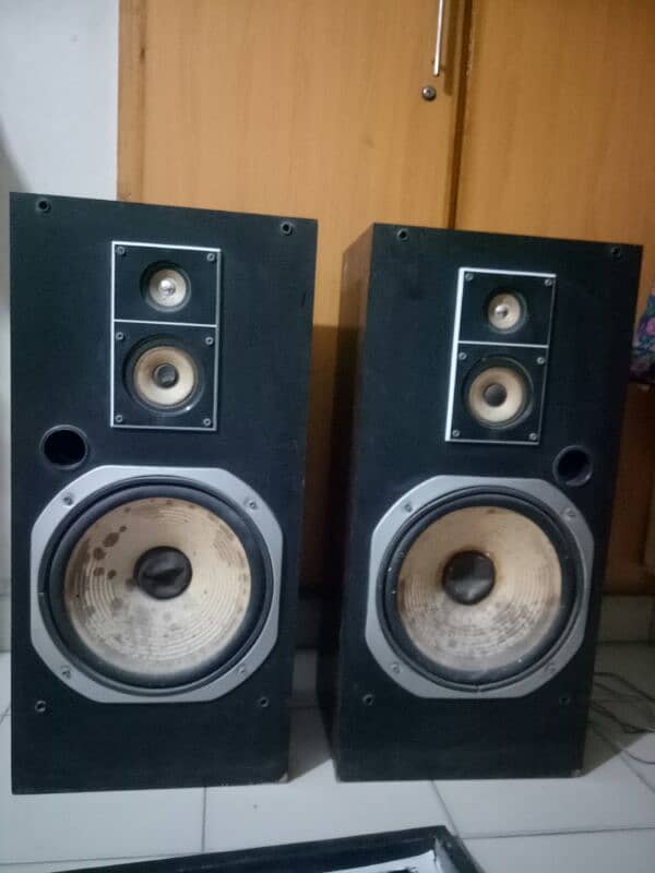 Namco 120Z deck speakers & Technics integrated stereo amplifier 3