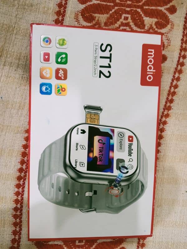 Android smartwatch sim duel and camera  4 /64 2