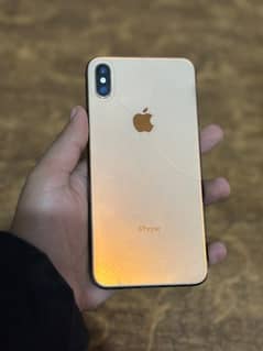 iphone Xs max 64 GB sim working face id off true tone active back crak