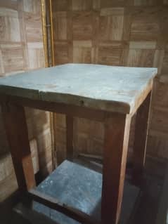 4 tables price 2500 1 singar stool 1000 for sale location khushab