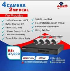 Branded Cctv Cameras Complete Package with 1 year Warranty Only 30,000