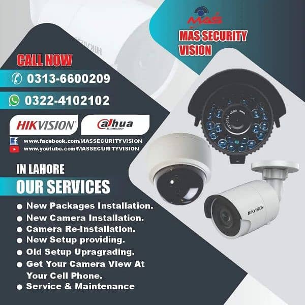 Branded Cctv Cameras Complete Package with 1 year Warranty Only 30,000 3