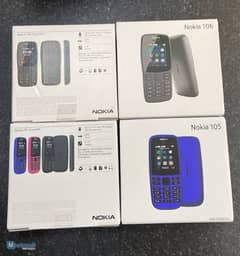 Nokia 105 or 106 With 1 Year Warranty Complete Box PTA Approved