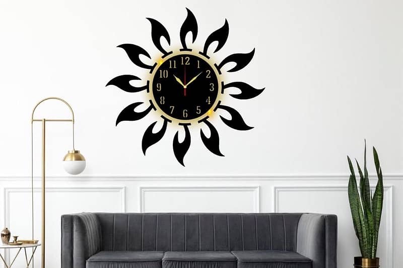 Wood Wall Clock Multiple Design (free delivery ) 18