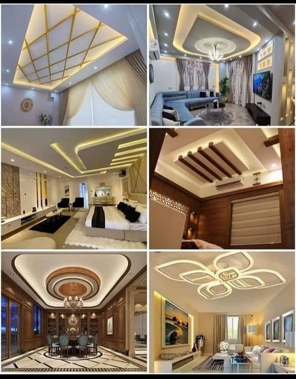 pop celling, gypsum board celling,pvc celling, gypsum 2/2, cnc celling 1