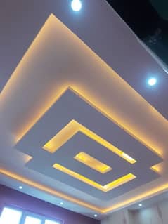 pop celling, gypsum board celling,pvc celling, gypsum 2/2, cnc celling