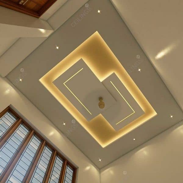 pop celling, gypsum board celling,pvc celling, gypsum 2/2, cnc celling 6