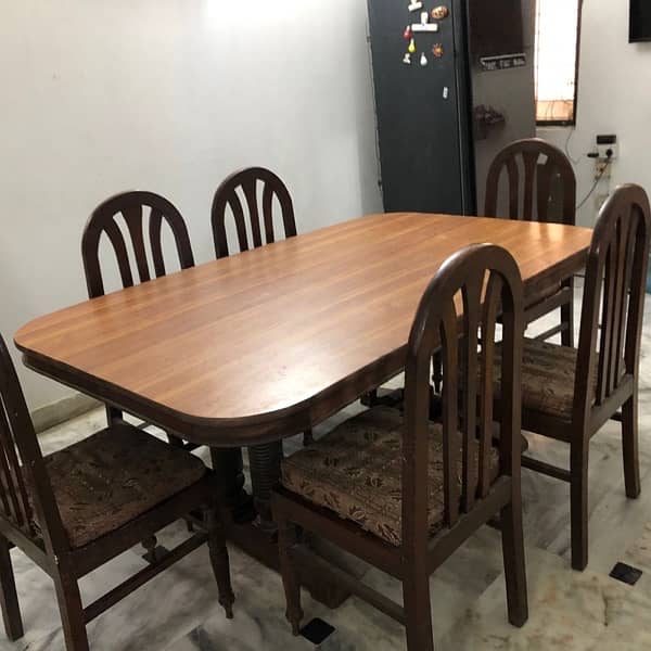 wooden dining table 2