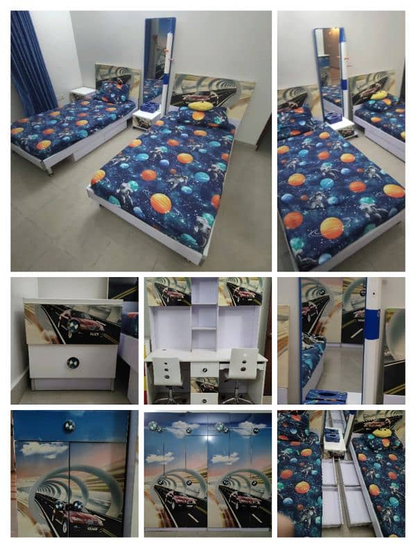 Kids Bedroom Furniture (Without Mattress) 8