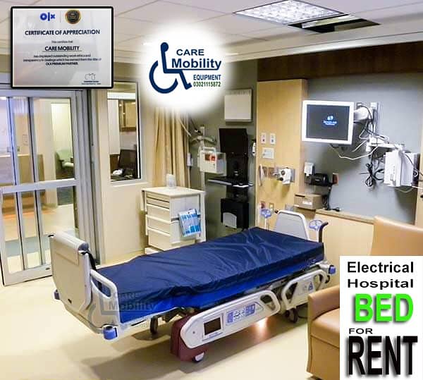 Surgical Bed FOR RENT ,Hospital Bed ,Patient Bed ,Electric bed on Rent 7