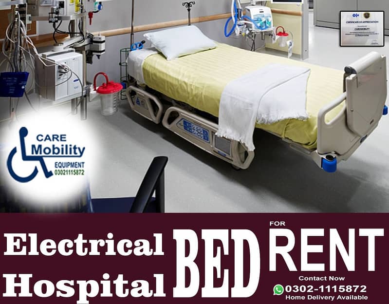 Patient bed on rent /Hospital Bed For Rent / Electric bed on rent USA 8