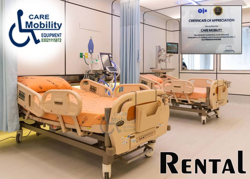 Patient bed on rent /Hospital Bed For Rent / Electric bed on rent USA 10