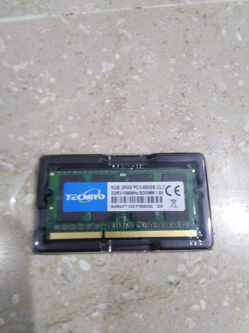 Laptop RAM 8GB DDR3 1066 MHz Brand New 2