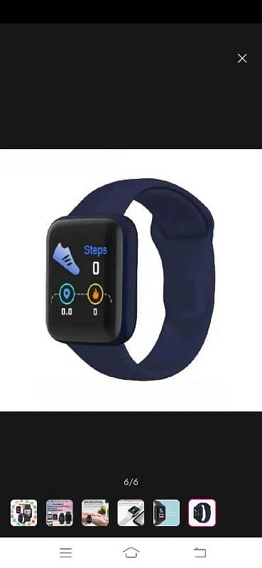 Digital sports watch with real step count and BP ,blood pressure 1