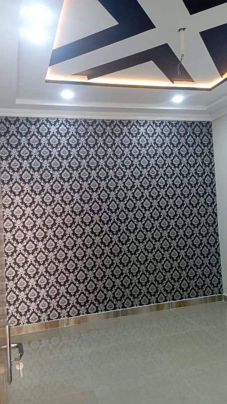 Pvc Wall Panel. Pvc Wallpaper. Blinds. Wood & pvc Floor. Ceiling. Media Wal 3