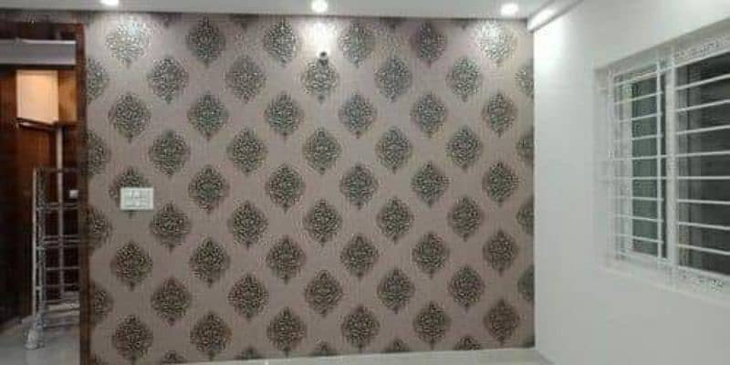 Pvc Wall Panel. Pvc Wallpaper. Blinds. Wood & pvc Floor. Ceiling. Media Wal 12