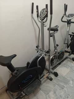 exercise cycle elliptical machine cross trainer magnetic upright bike