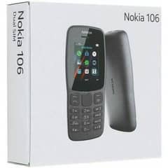 2 Nokia Mobiles Nokia 105 or 106 Full Warrenty PTA Approved Box Pack