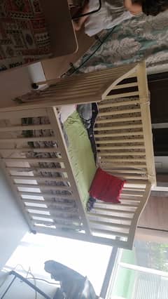 Wooden baby  cot