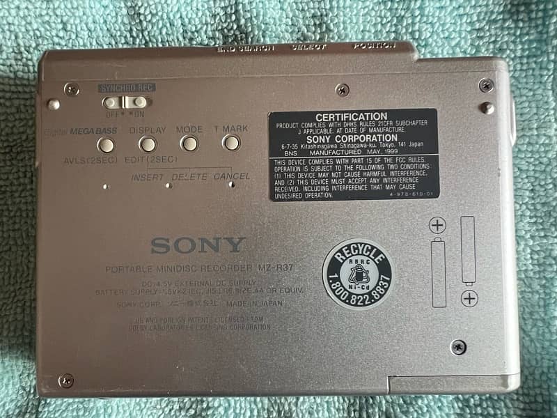 Sony MD Player 4