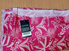 NEW SAPPHIRE 100% ORIGINAL 2PCS PREMIUM DOBBY DORIA LINEN 19%OFF