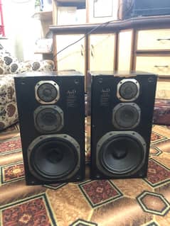 A&D Speakers pair 130 watts each