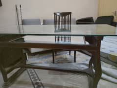 good condition dining table set for sale only need polish