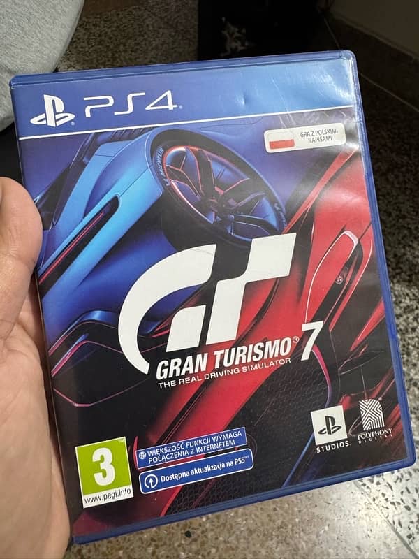 Gran Turismo 7 PS4/PS5 game in mint condition for sale 1