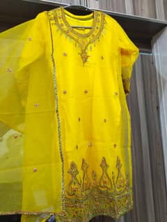 mehndi mayoon dress