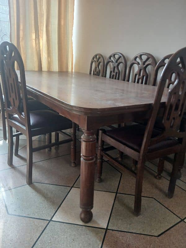 Large Size Dinning Table with Chairs 4