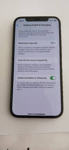 Iphone 12 pro 256 gb pta approved battery  health 80