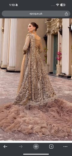 Walima bridal dress- without the trail (size medium)