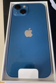 iPhone 13 blue colour with box and cableAll OK water pack 128 Gb