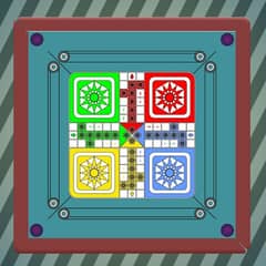 Glass Ludo and Carrom Board