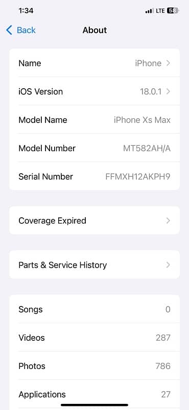 i phone xsmax 512GB 7