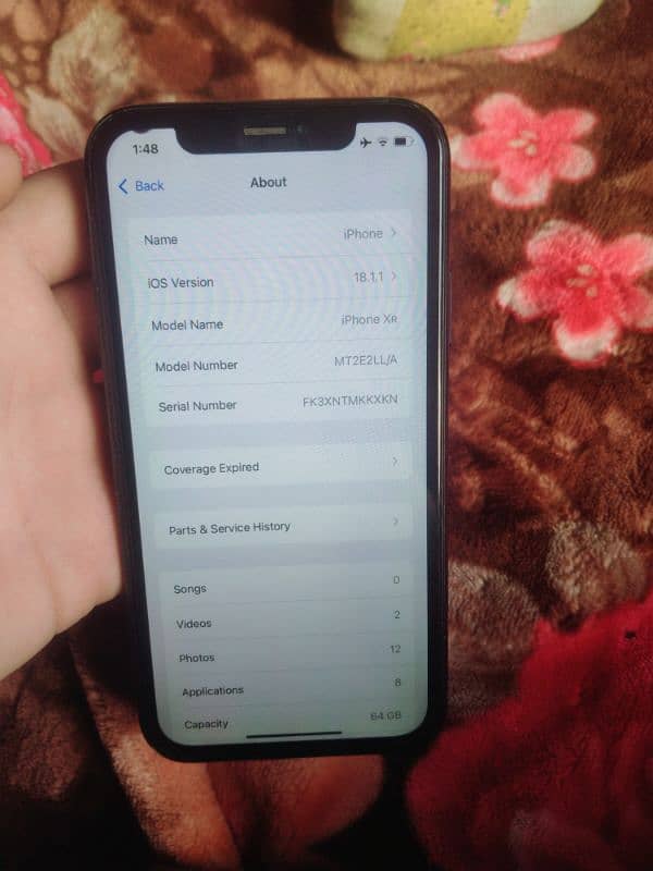 iphone xr 64gb jv 10/9.5 6