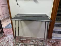 black marble top table